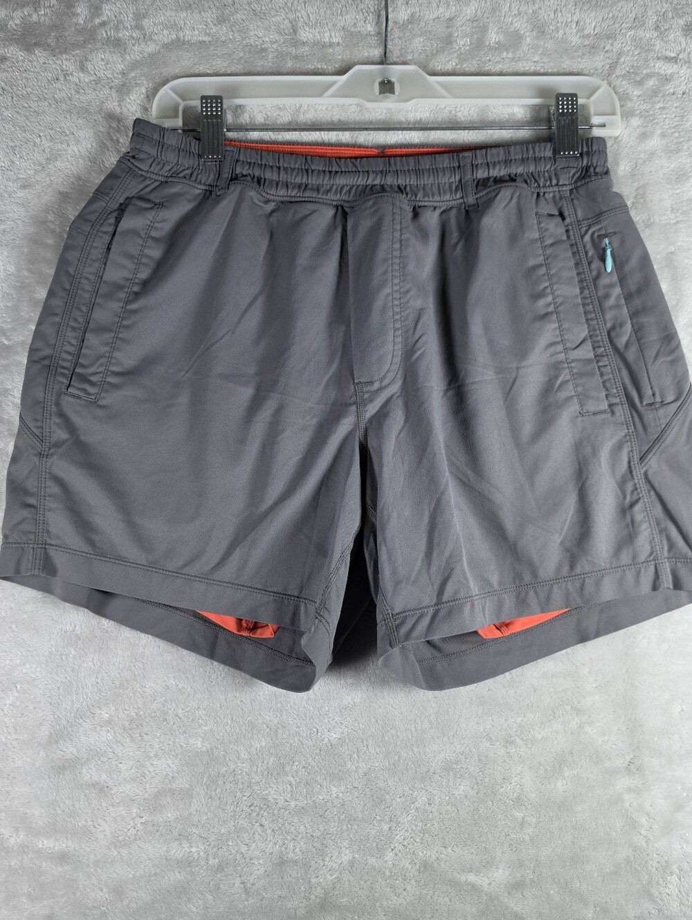 Birddogs Pull On Lined Athletic Shorts Gray Men’s Size Medium Short 5.5” Inseam